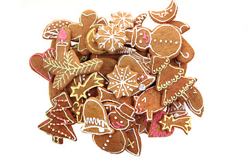 Image showing christmas ginger bread isolated