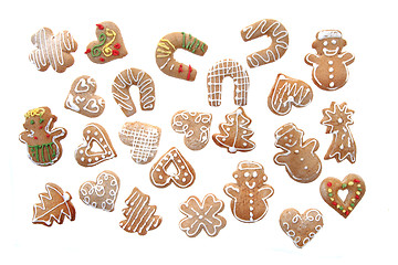 Image showing christmas ginger bread isolated