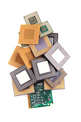 Image showing computer chip as christmas tree decoration