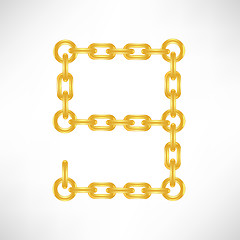 Image showing Gold Number 9