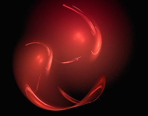 Image showing abstract red background