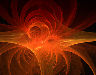 Image showing abstract red background