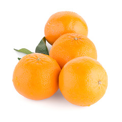 Image showing Ripe tangerine or mandarin