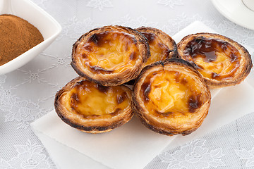 Image showing Egg tarts 