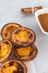 Image showing Egg tarts 