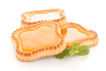 Image showing Lime jam tartlets