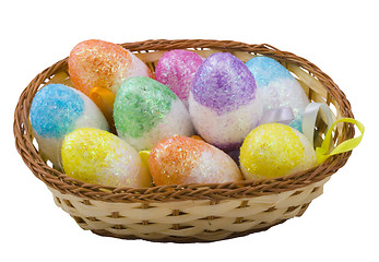 Image showing Colourful Easter Eggs