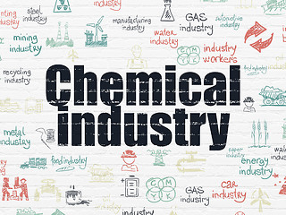 Image showing Industry concept: Chemical Industry on wall background