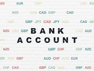 Image showing Money concept: Bank Account on wall background