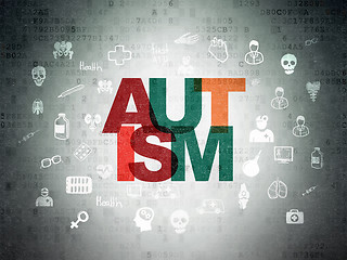 Image showing Healthcare concept: Autism on Digital Paper background