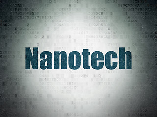 Image showing Science concept: Nanotech on Digital Paper background