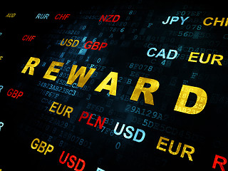 Image showing Finance concept: Reward on Digital background