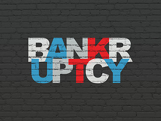 Image showing Law concept: Bankruptcy on wall background