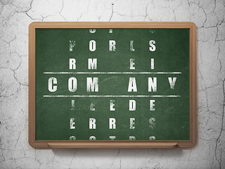 Image showing Business concept: word Company in solving Crossword Puzzle