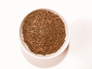 Image showing Retro looking Loose tea bowl