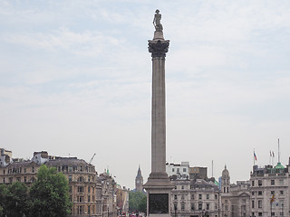 Image showing Nelson Column in London