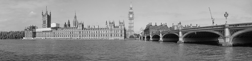 Image showing Black and white View of London