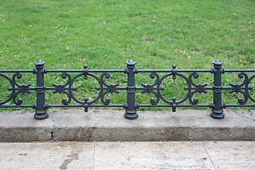 Image showing Park Fence