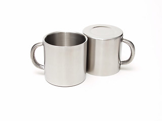 Image showing Silver Mugs 154
