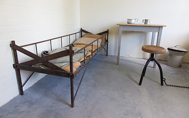 Image showing Dark old dutch jail