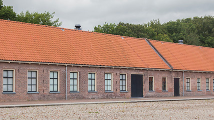 Image showing Old red roof 