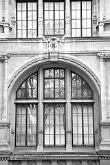 Image showing old construction in london englan europe brick  wall and window 