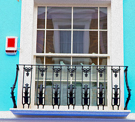 Image showing notting hill in london england old suburban and antique     wall