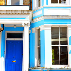 Image showing notting hill in london england old suburban and antique     wall