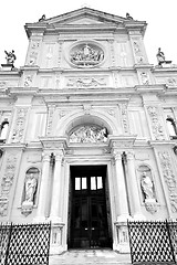 Image showing  exterior old architecture in italy europe milan religion       