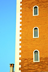 Image showing  sunny day    milan   old abstract in  italy   the   window