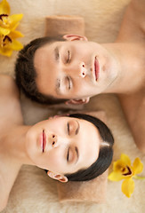 Image showing couple in spa