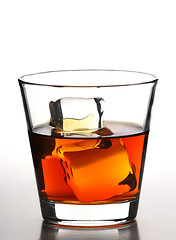 Image showing whiskey on rocks