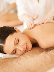 Image showing woman in spa