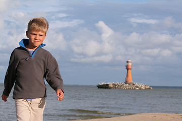 Image showing At the beach