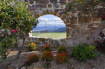 Image showing Tennis Court with beautiful mountain valley views at Hydro Majes