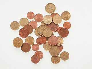 Image showing Euro coins