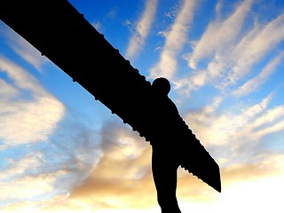 Image showing Angel of the North Landmark of Gatheshead Newcastle