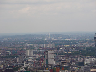 Image showing Aerial view of London