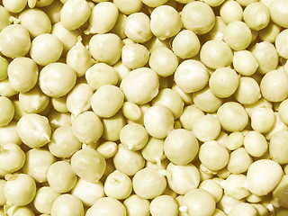 Image showing Retro looking Peas picture