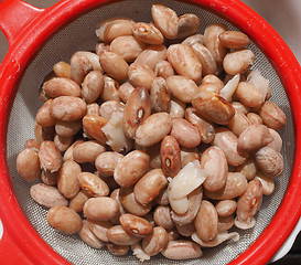 Image showing Borlotti beans vegetables