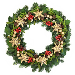 Image showing Snowflake Wreath