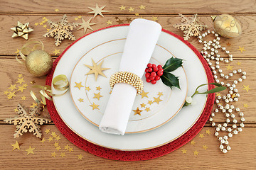 Image showing Festive Place Setting