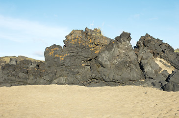 Image showing Icelandic beach