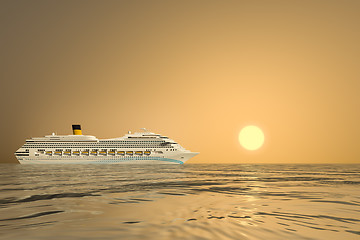 Image showing cruise ship