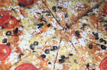 Image showing pizza background