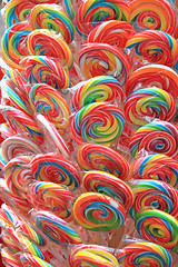 Image showing color lollypops 