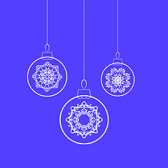 Image showing Christmas Balls