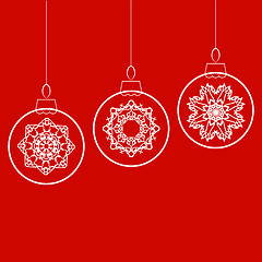 Image showing Christmas Balls