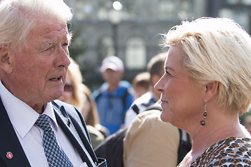 Image showing Carl I. Hagen and Siv Jensen