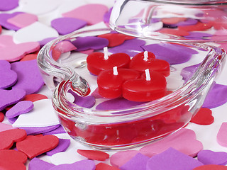 Image showing Heart Candles 088